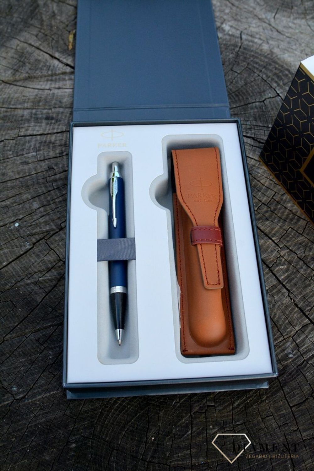 Zestaw prezentowy Parker niebieski długopis z etui gratis Grawer 1931668.  (6).JPG